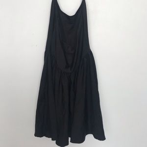 American Apparel Black Spandex skater dress